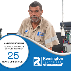 A working life committed to Service at Remington Technology